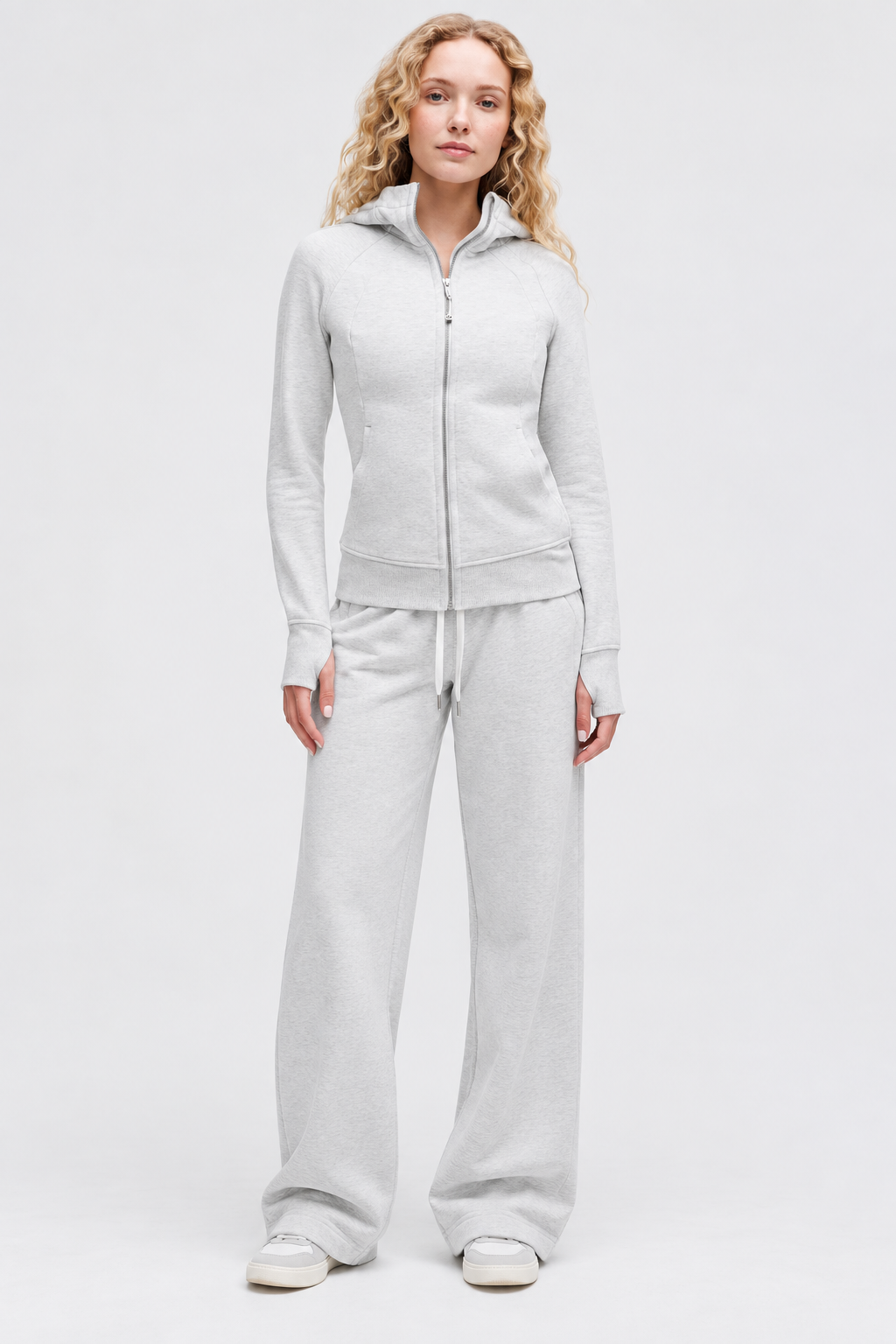 CloudEase Zip-Up & Wide-Leg Lounge Set