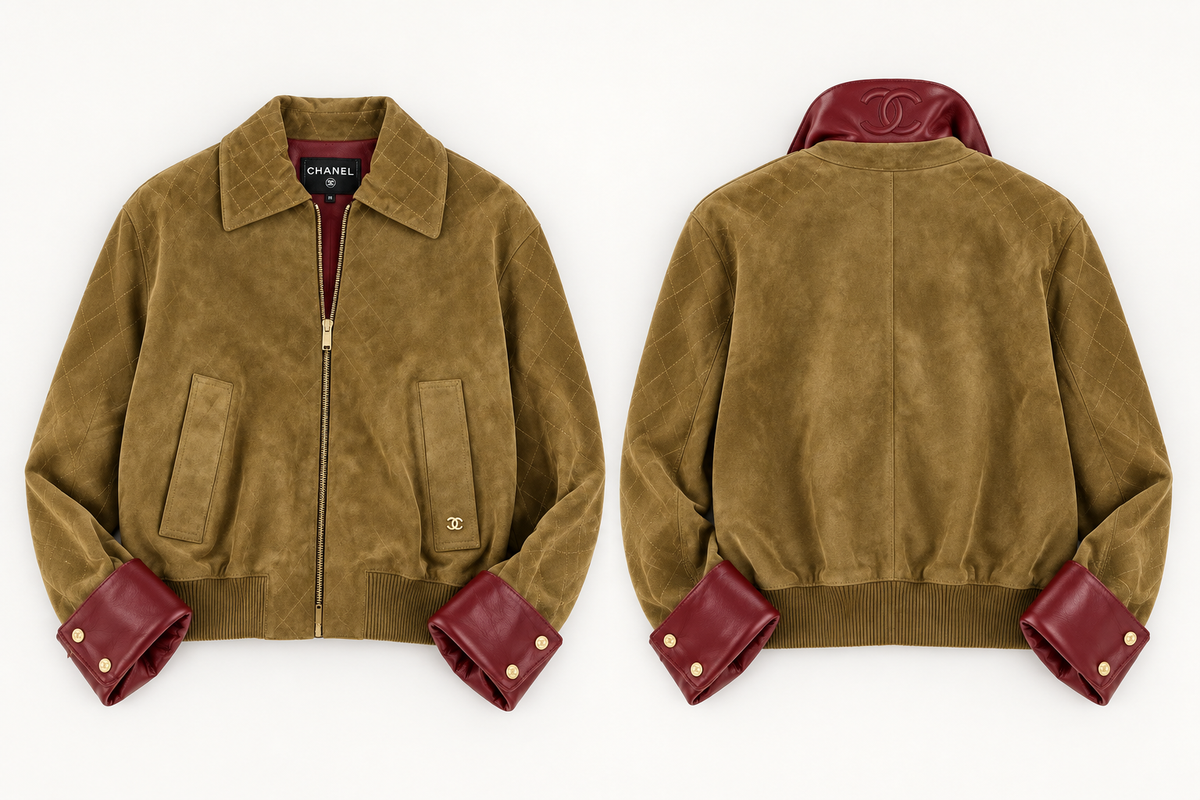 Suede Bomber Jacket