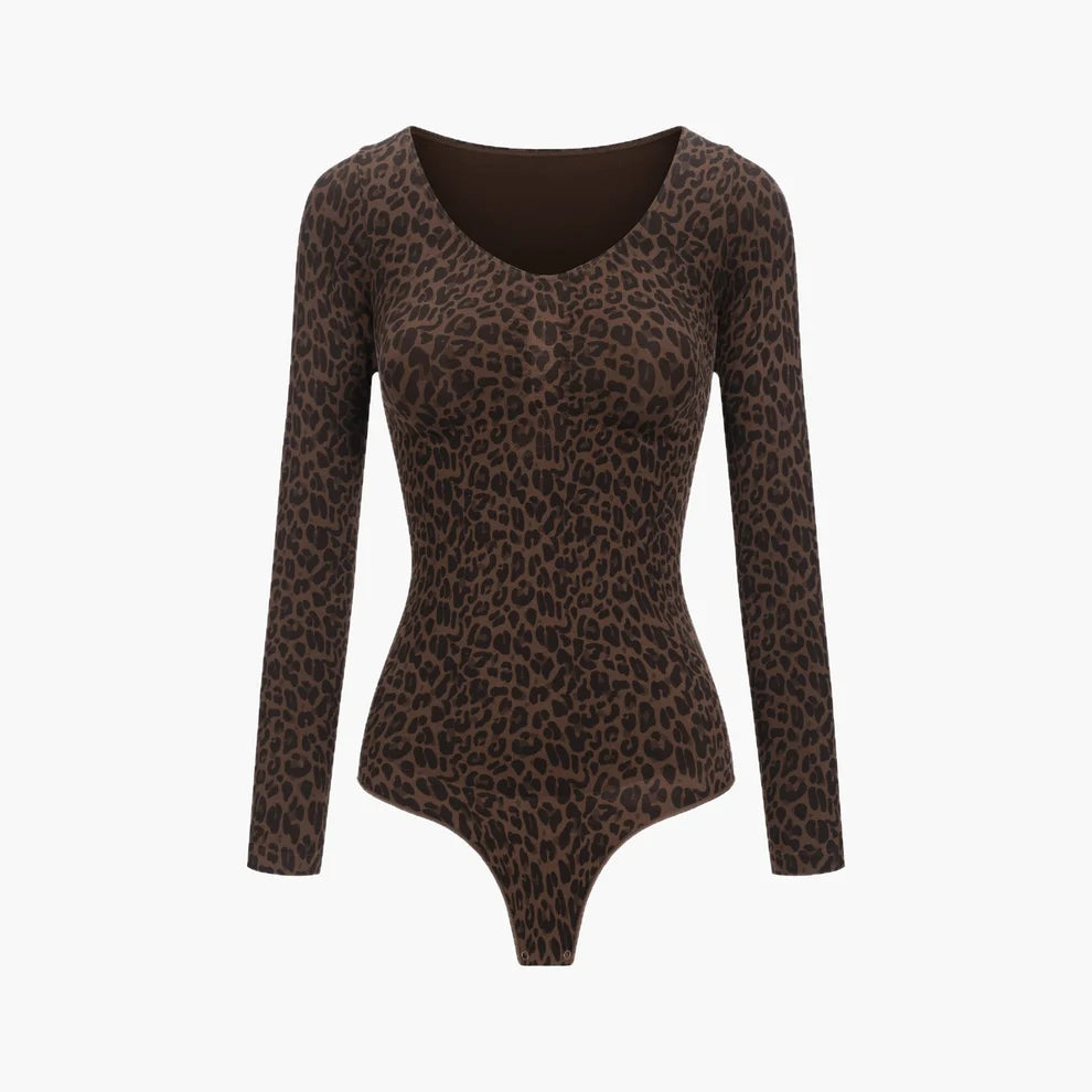 Bodysuit Sculpting Shapewear Longsleeve