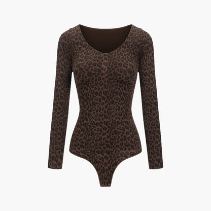 Bodysuit Sculpting Shapewear Longsleeve