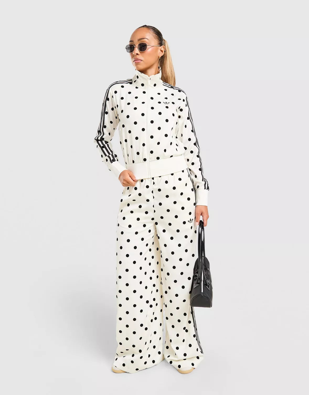 Satin Polka Dots Tracksuit