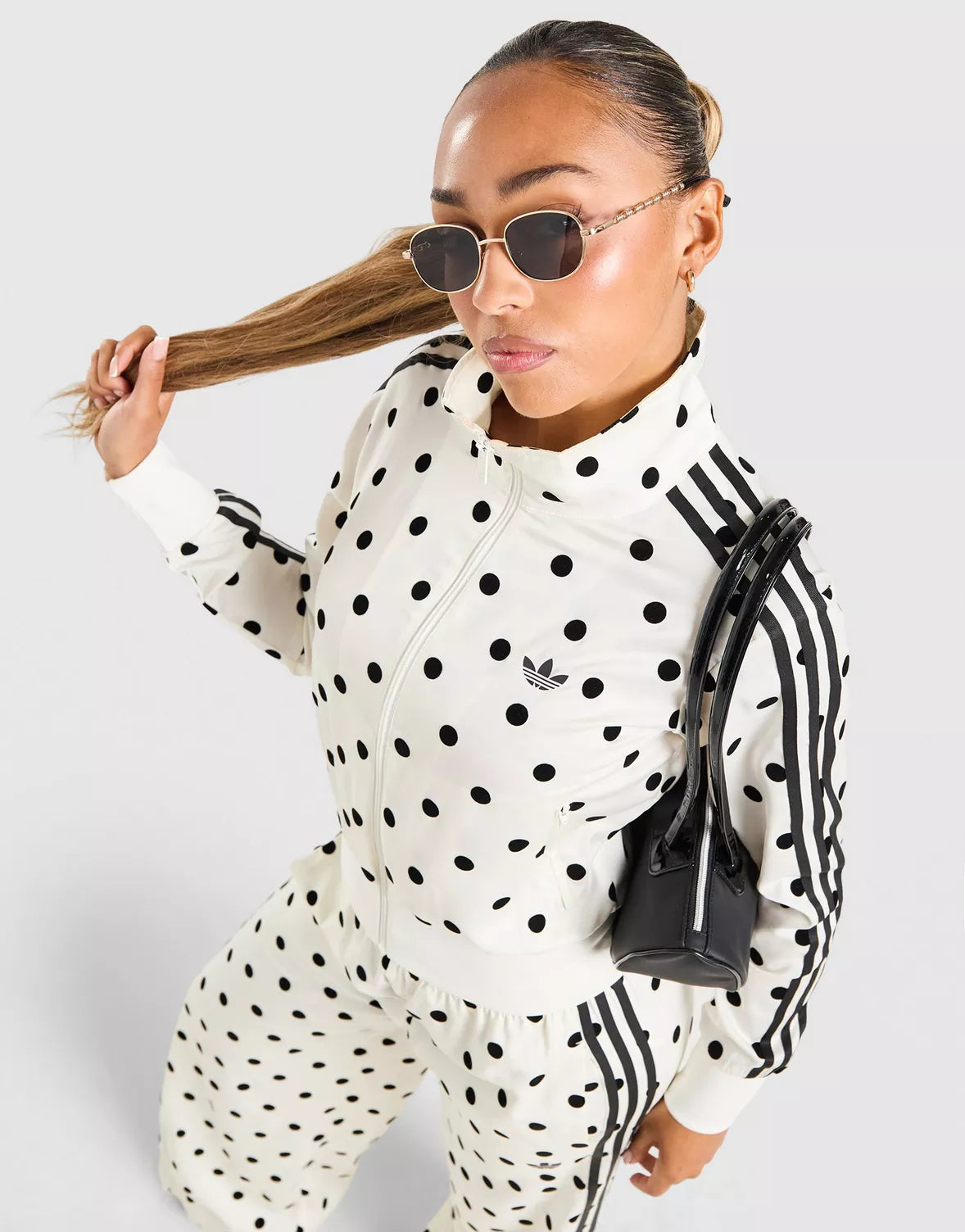 Satin Polka Dots Tracksuit